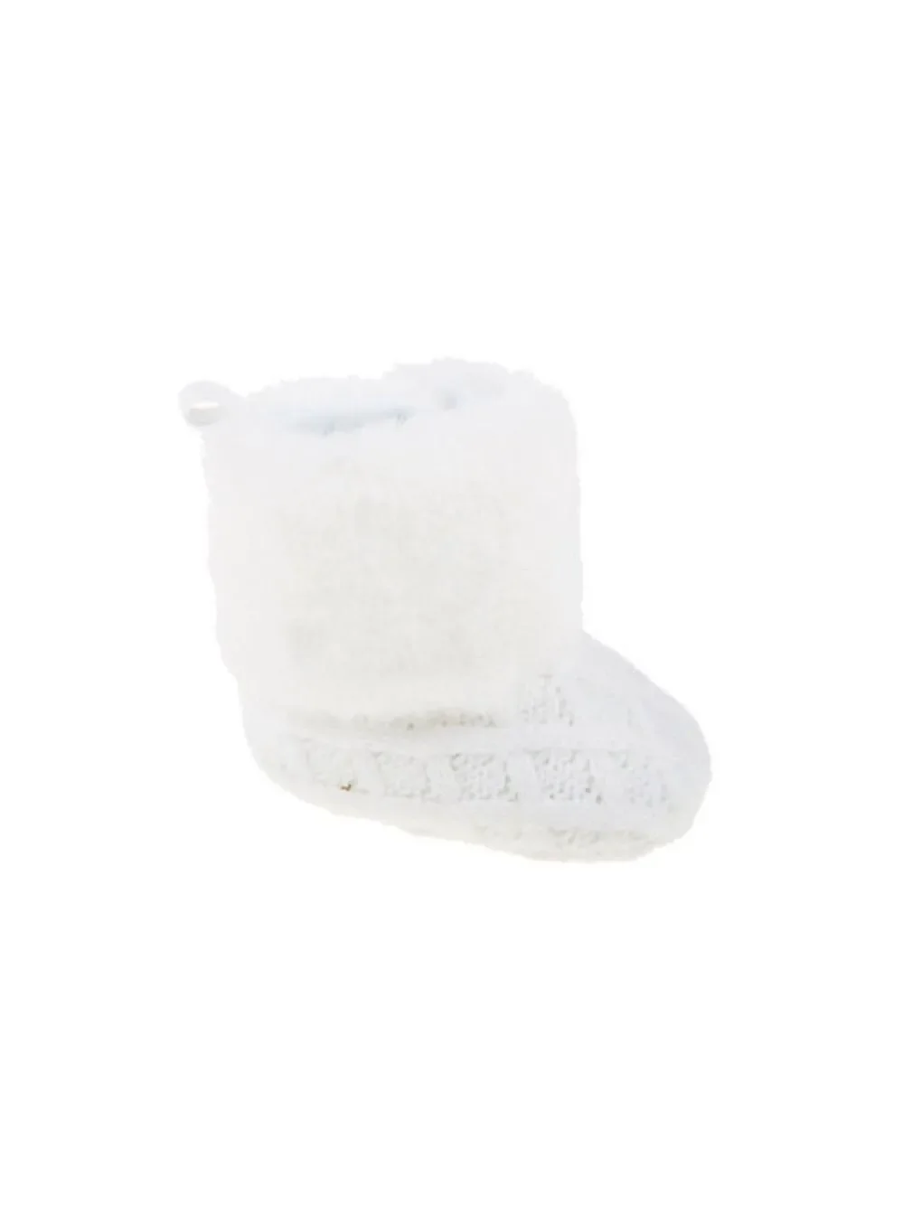 Stepping Stones Baby Faux Fur Cuff Cable Knit Boot NWOT